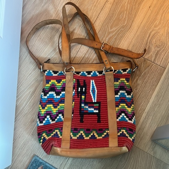 Vintage Handbags - Vintage Guatemala Large Handbag